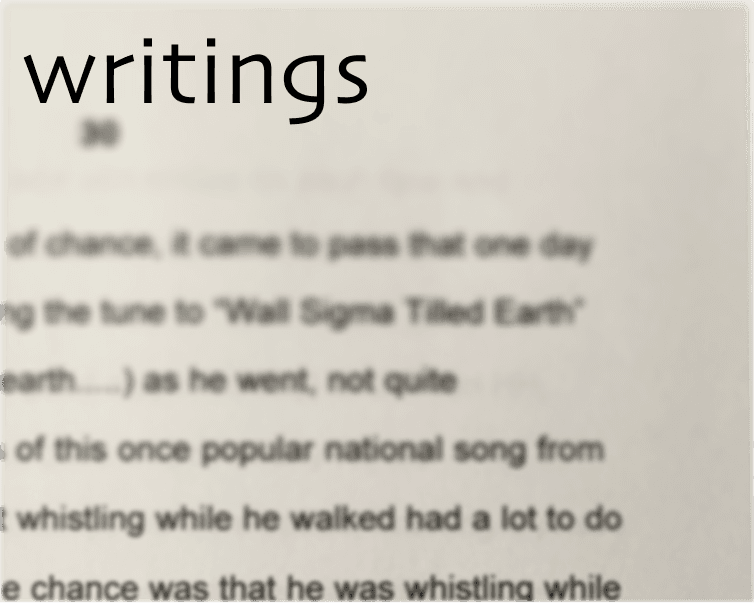 writings